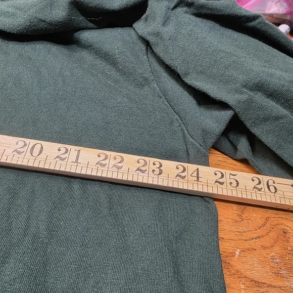 Green Bay Packers Men's XXL Green Turtle Neck Fruit Of The Loom Heavy Cotton - Picture 3 of 8